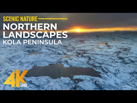 Kola Peninsula & Karelia - 4K Relaxation Film with Calm Music & Nature Sounds