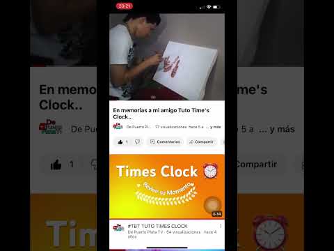 Un año más recordamos a nuestro amigo Tuto Time’s Clock