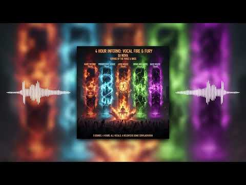 4 HOUR INFERNO: Vocal Hard Techno & DNB Firestorm Mix (Prog House, Afrobeat, Bass House)