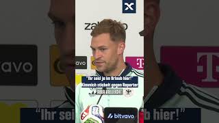 Kimmich denkt, die Reporter arbeiten nicht 😂😂
