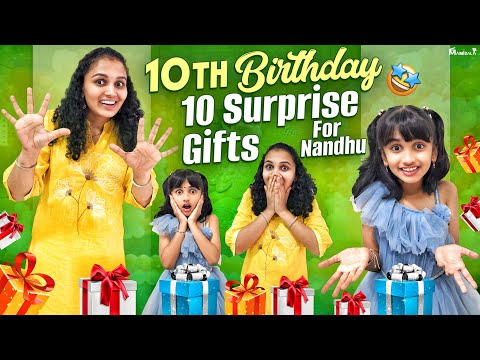 Surprise Gifts For Nandhu || Birthday Special || V5Familyshow @v5familyshow