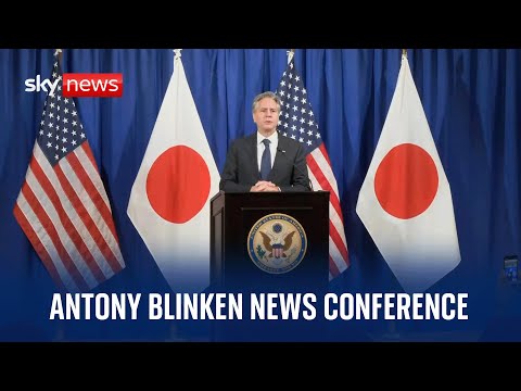 Watch live: Antony Blinken news conference following G7 Foreign Ministers meeting