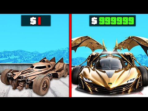 $1 to $1,000,000,000 BAT MOBILE in GTA 5