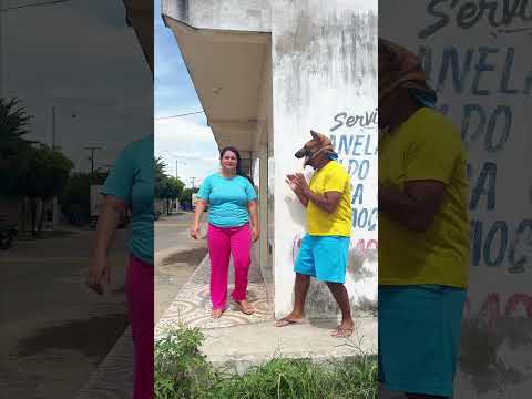 assustei ela🤣😅😂 #funny #comedy #shorts