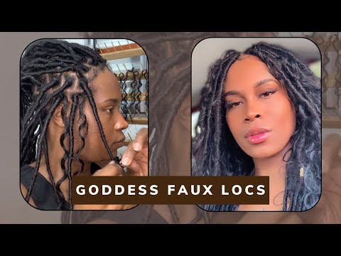 Meu novo cabelo - Faux Locs com cachos manual ✨