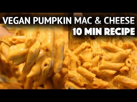 EASY VEGAN PUMPKIN MAC + CHEESE RECIPE (THANKSGIVING COLLAB)