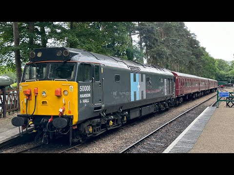 Hanson&Hall 50008 departs Holt heading for Sheringham 8/6/24