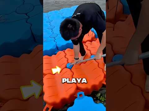 El truco para construir sobre agua 😱