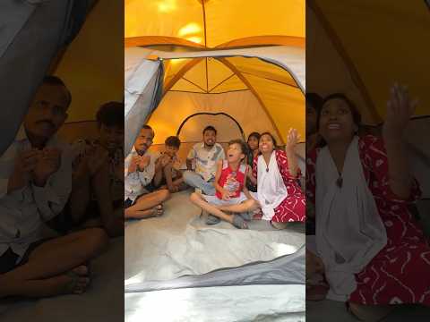 Tent House Me bhoot aarha hai ⛺️😱 #shorts #ytshorts #viralvideos #tenthouse