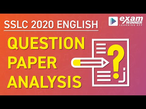 SSLC English 2021 | Previous Year Question Paper Analysis | Anila Ma'am