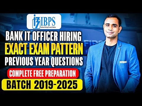 BE/Btech Govt Job Hiring 2025-2019| Bank IT Officer Exam Pattern | Previous year Questions
