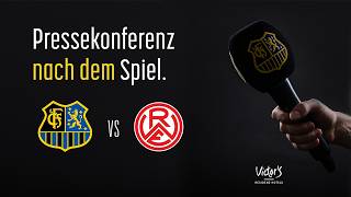 1. FC Saarbrücken - Rot-Weiss Essen - Pressekonferenz nach dem Spiel