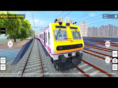 Mumbai Local Train Accident in RG Train Tech Demo Android Gameplay | New Indian Train Game Download