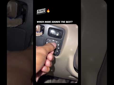 When your exhaust has multiple tunes