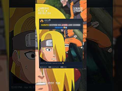 DEIDARA COOKED BY NARUTO 🤯🥶...