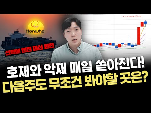 원전 엄청난 급등! 한화그룹은 이제 끝난걸까?｜주요 이슈 및 시황