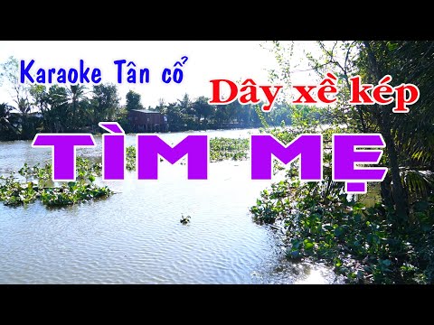 Karaoke tân cổ TÌM MẸ – DÂY XỀ KÉP