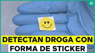 ISP detecta nueva droga con forma de sticker: Contendría potente mezcla de sustancias ilícitas