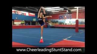 cheer stunts bow and arrow