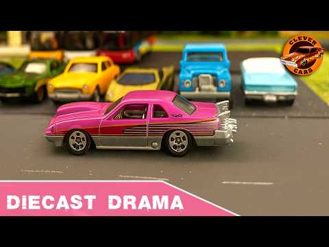 Diecast Crash Scene: Tow Truck Rescues Sports Car in 1/64 Scale City