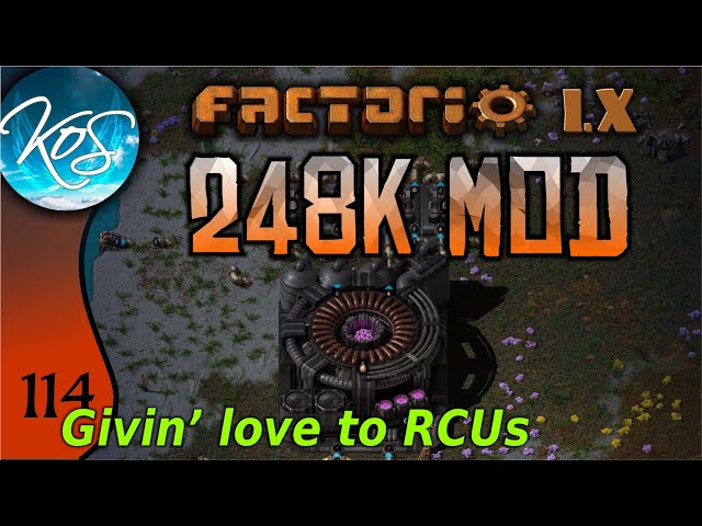 Factorio 248k Mod 114 - RCU REBUILD! - Tips & Tricks