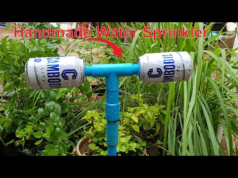 Few people know this secret / handmake water sprinkler from plastic  & PVC  for garden #diy #water