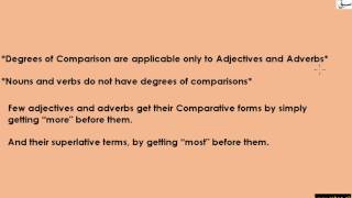 Degrees of Comparison (explanation/complete the table/make sentences)