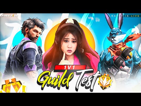 1v1 V Bagde Guild Test Live || Garena Free Fire #shorts #totalgaming