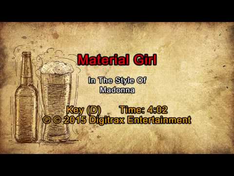 Madonna – Material Girl (Backing Track)