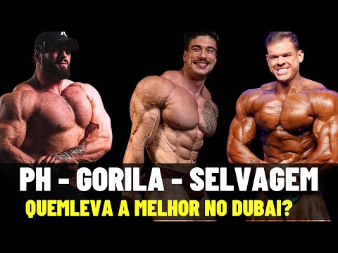 PH, GORILA E SELVAGEM ENFRENTAM LINE COM 37 ATLETAS NO DUBAI
