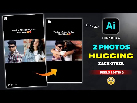 Trending 2 Photo Couple Hug Video Editing | Luma Ai Couple Photo to Hug Video Editing - CS EDITZ