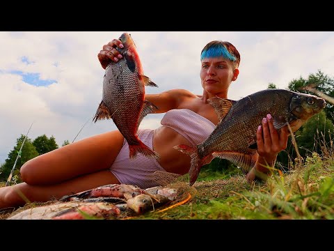 Лещи на перловку! Донки на реке. Рыбалка осенью с ночевкой. 345