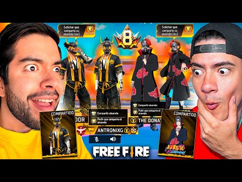 PRESTAMOS NUESTA ROPA MAS EXCLUSIVA A SEGUIDORES! ANTRONIXX Y DONATO en FREE FIRE!