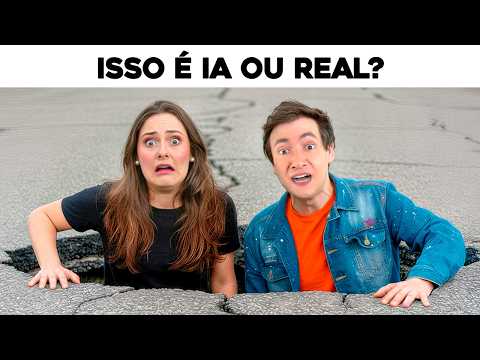 ISSO É I.A. OU REAL? (NIVEL IMPOSSÍVEL) | Dearo e Manu