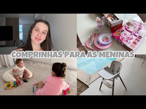 COMPRINHAS PARA A INTRODUÇÃO ALIMENTAR DA MAVI + BRINQUEDOS 💗👶🏻👧🏼 rotina do dia