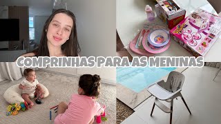 COMPRINHAS PARA A INTRODUÇÃO ALIMENTAR DA MAVI + BRINQUEDOS 💗👶🏻👧🏼 rotina do dia