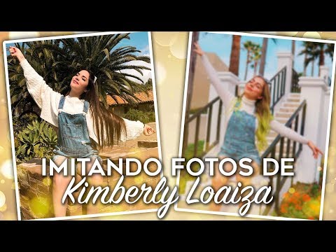 Imitando fotos de Kimberly Loaiza