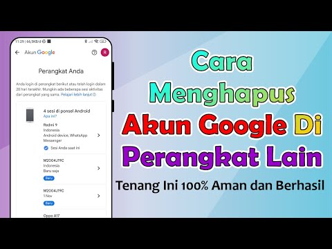 Cara Menghapus Akun Google Di Perangkat Lain