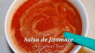Salsa roja de jitomate para Tacos Dorados