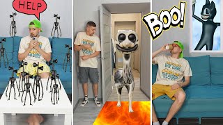 Army Siren Head, Cartoon Cat, ZOONOMALY VS Action Papa | Compilation #shorts