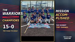 THE ROAD TO GOLD 🏆 | Warriors Championship Game vs Braves | 15-0