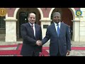  مراسم استقبال رسمية للسيد الرئيس عبد الفتاح السيسي بالقصر الرئاسي في أنجولا 