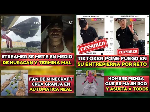 STREAMER SE METE EN HURACAN Y TERMINA MAL | POLEMICA MUNDIAL POR RETO VIRAL DE TIKTOKER | MAJIN BOO