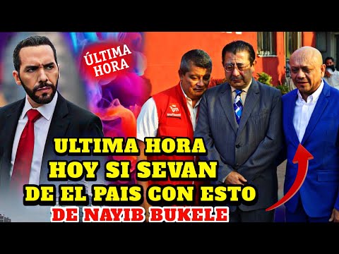BOMBAZO ULTIMA HORA NAYIB BUKELE SIN MOVER LAS MANOS DESTROZA A ESTOS MENTIROSOS OPOSITORES SE VAN 😡