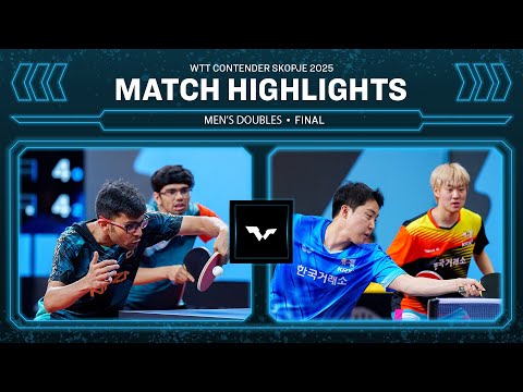 Thakkar/Shah vs Lim/Oh | MD F | WTT Contender Skopje 2025