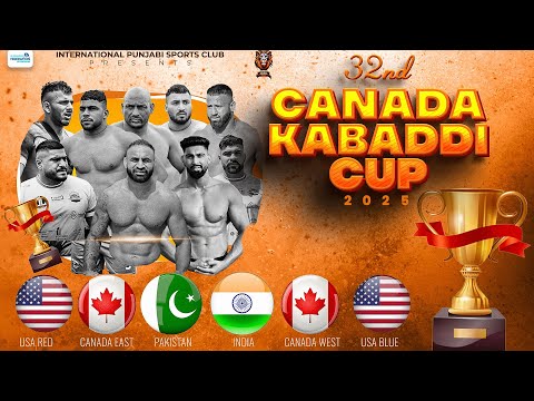 🔴[LIVE]  32nd Canada Kabaddi Cup 2025