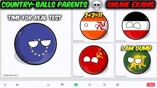 Countyballs parents became students 😂 (P3) Online Exams 🥶