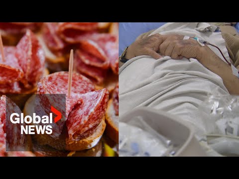 YouTube video thumbnail: Salami Contaminated With Salmonella Leaves 72 ill, Majority of Cases in Alberta