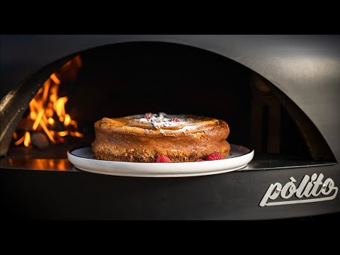 Baking a Biscoff Cheesecake in the Polito Giotto Wood fired Oven