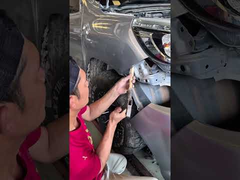 “Toyota Revo Bumper Alignment Fix – Like New Again” #carrepair #ซ่อมรถ